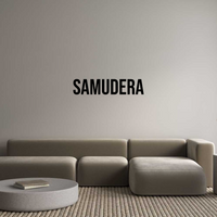 Custom Sign: SAMUDERA