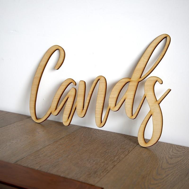 3D Wood Letters